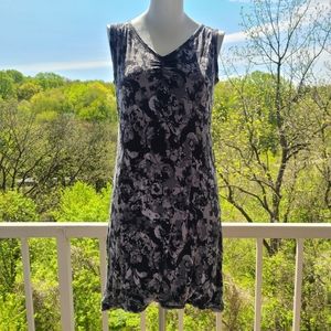 Gaiam Gray Marble Purple Reversible Dress